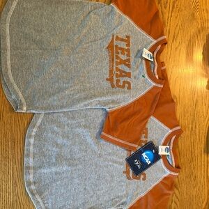 NCAA Texas Longhorns Gray and Brown Kids Tee
